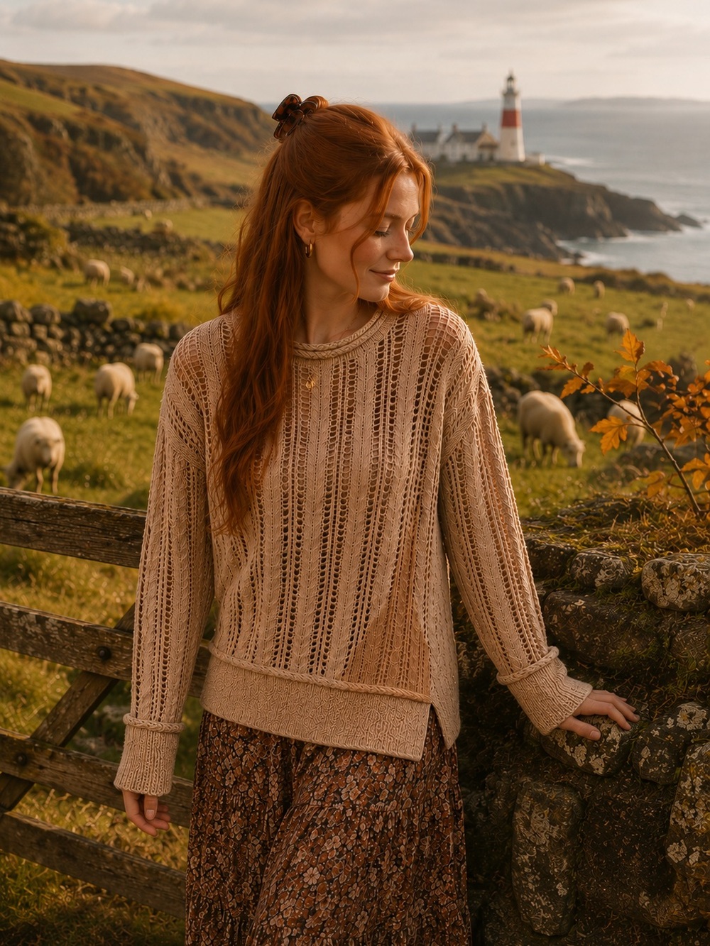 Claire Kennedy Connemara Collection Sweater | Cottagecore Cozy Sweater Weather